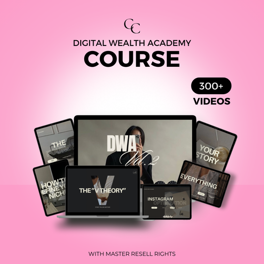 DIGITAL WEALTH ACADEMY ◆ COURSE | VIDEOS w/ Resell Rights